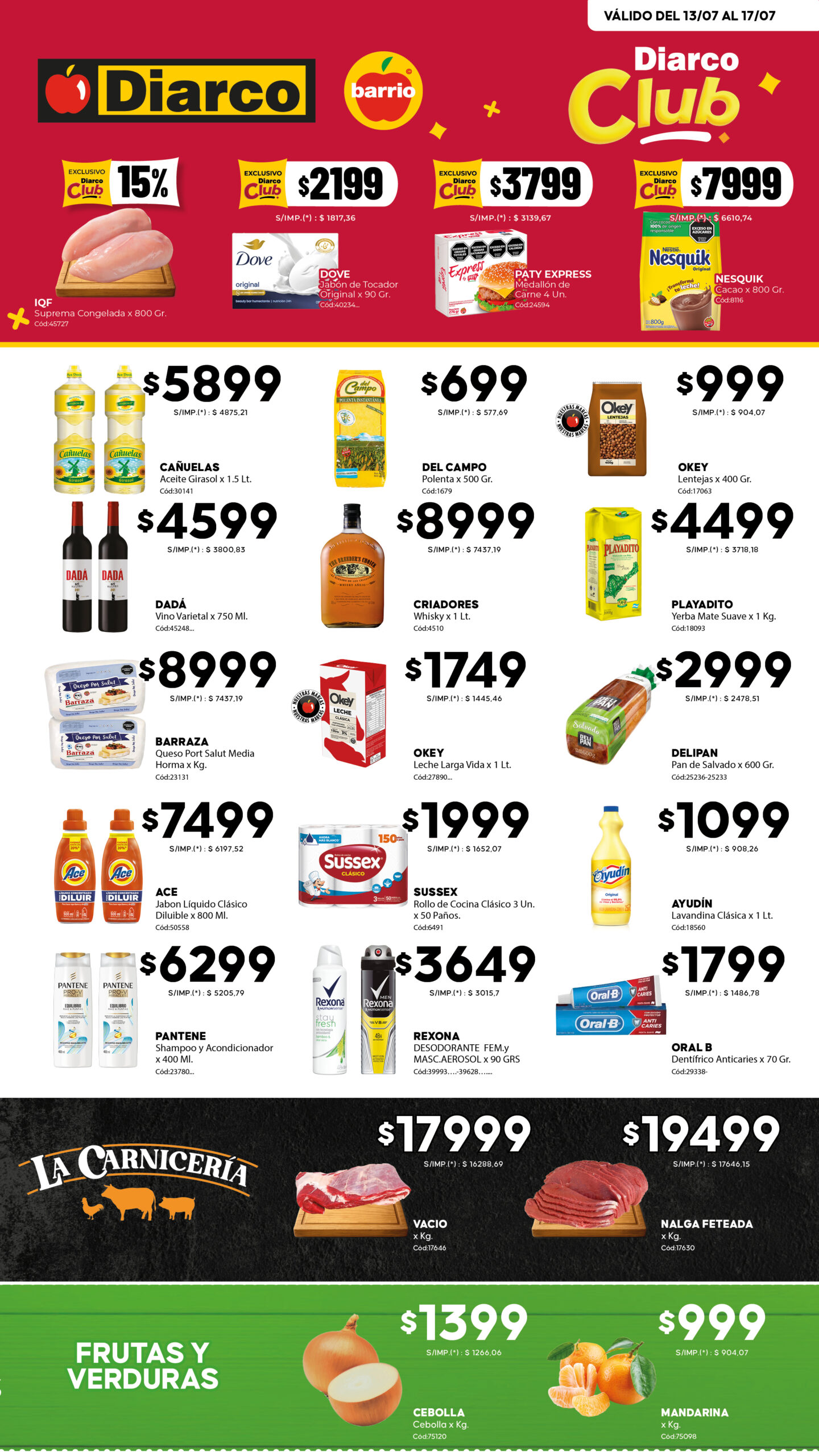 OFERTAS DIARCO BARRIO