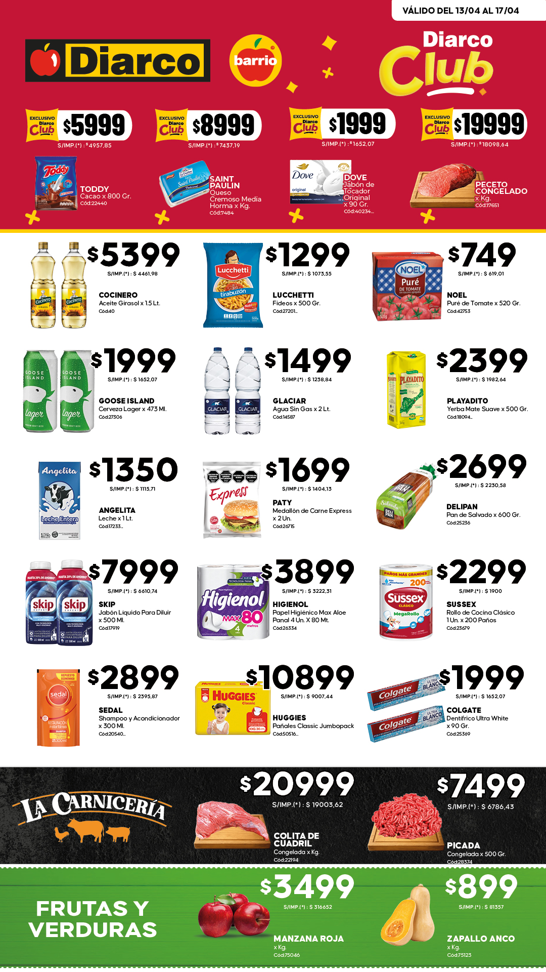 OFERTAS DIARCO BARRIO