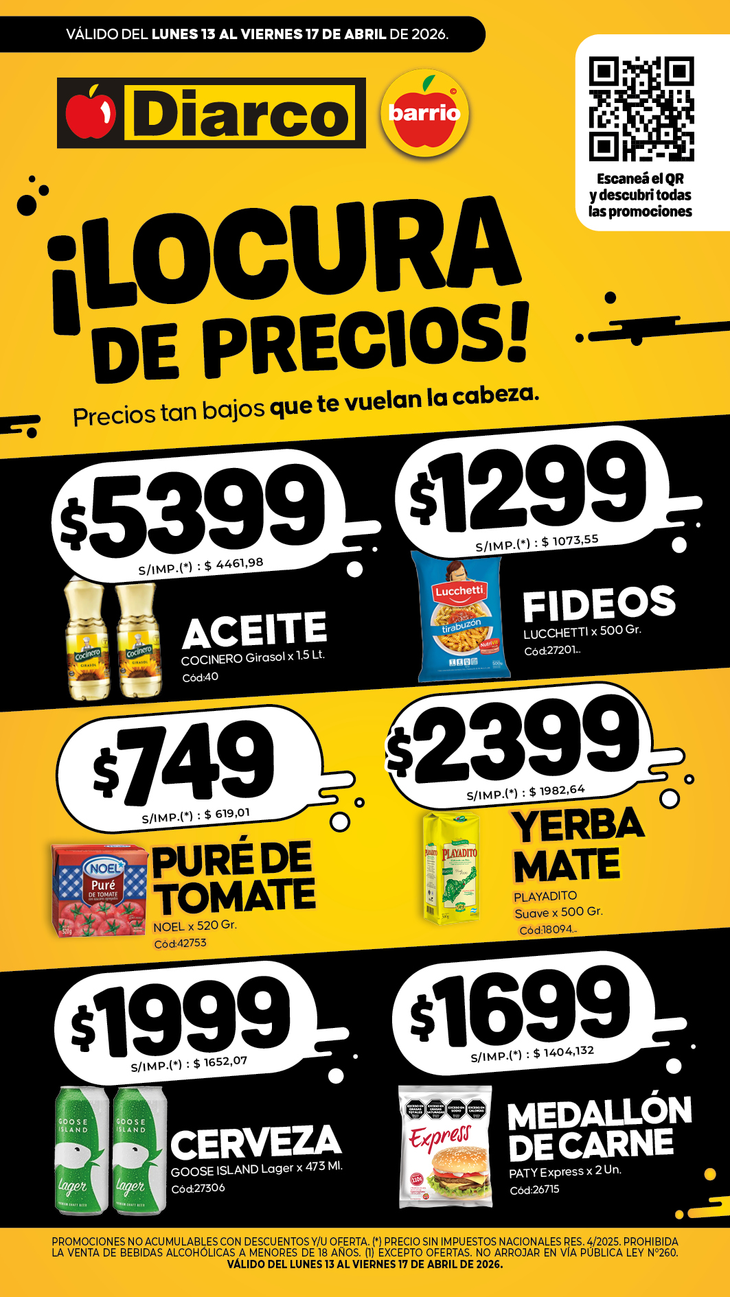 ESPECIAL LOCURA DE PRECIOS